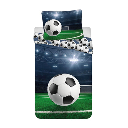 Voetbal dekbedovertrek + hoeslaken