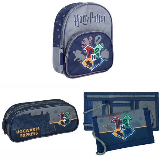 Harry Potter tassenset; rugzak, etui en portemonnee