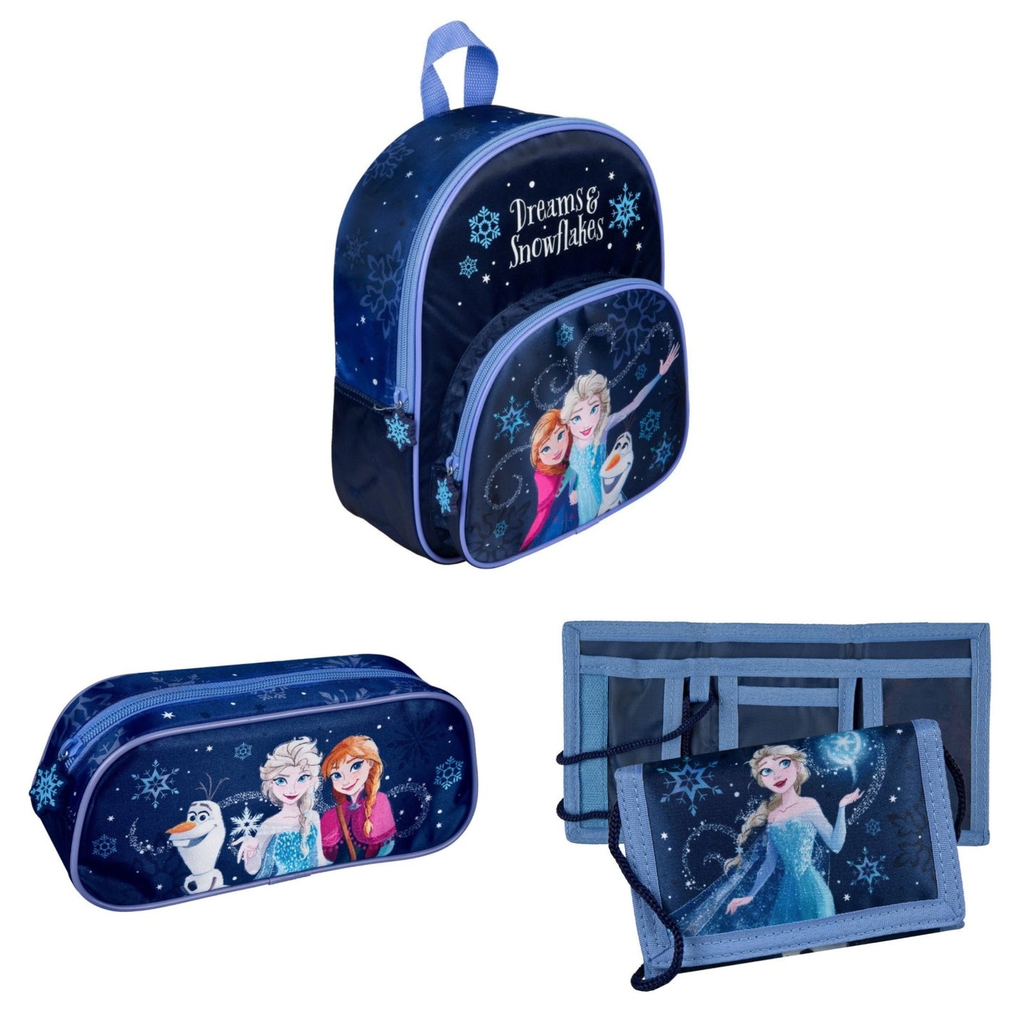 Frozen tassenset; rugzak, etui en portemonnee