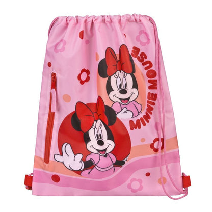 Minnie Mouse tassenset; 3D rugzak, gymtas, etui en portemonnee