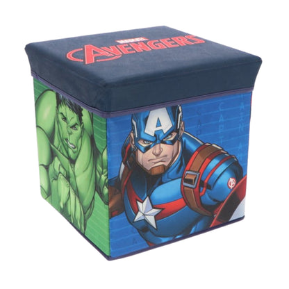 Avengers slaapkamerset; dekbedovertrek, hoeslaken, vloerkleed, opbergbox en beddensprei