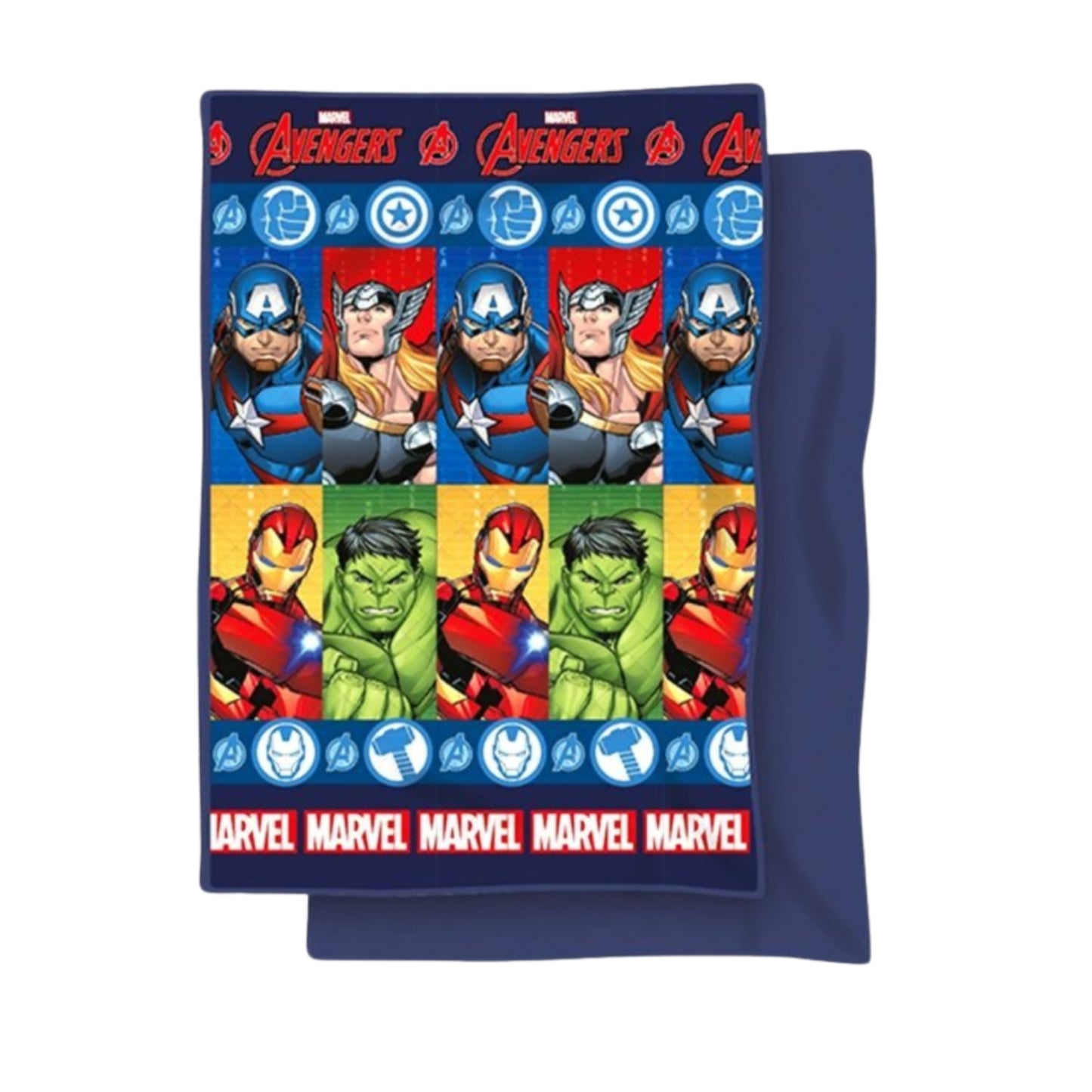 Avengers slaapkamerset; dekbedovertrek, hoeslaken, vloerkleed, opbergbox en beddensprei
