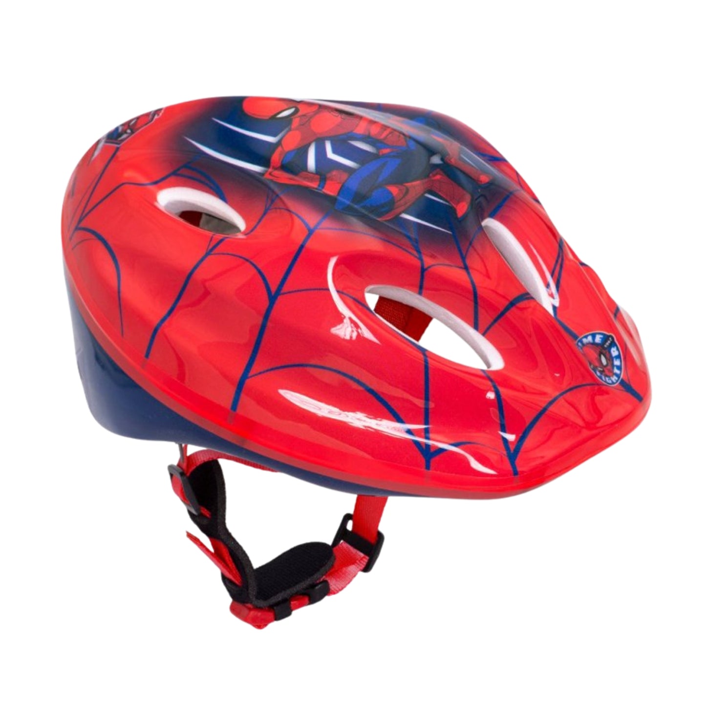 Spiderman fietsset rood; fiets 12 inch, helm en handschoenen