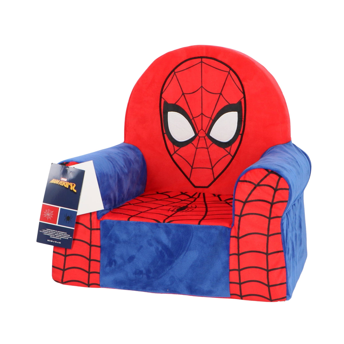 Spiderman slaapkamerset; speelgoedkist, fleecedeken, hoodiedeken, kussen en stoel