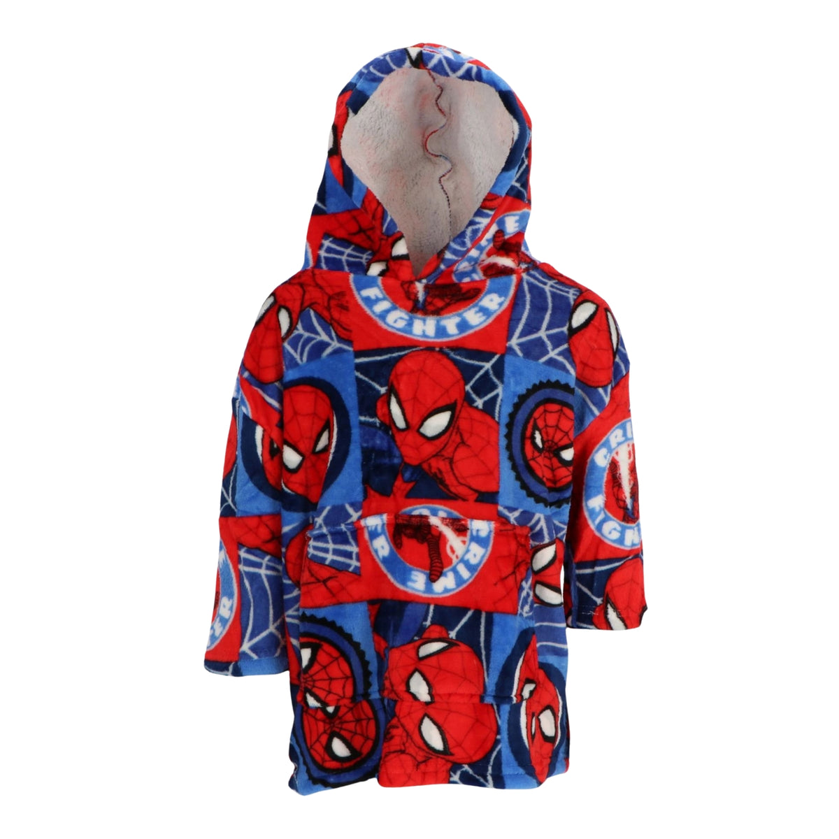 Spiderman slaapkamerset; speelgoedkist, fleecedeken, hoodiedeken, kussen en stoel