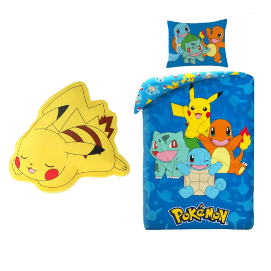 Pokemon dekbedovertrek + kussen