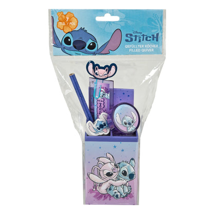 Lilo & Stitch gevulde pennenbak 7-delig