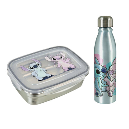 Lilo & Stitch RVS lunchset; drinkfles en lunchbox