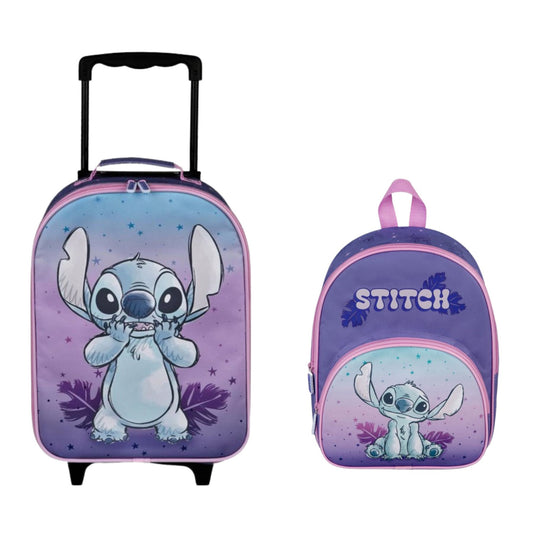 Lilo & Stitch reisset; trolley en rugzak