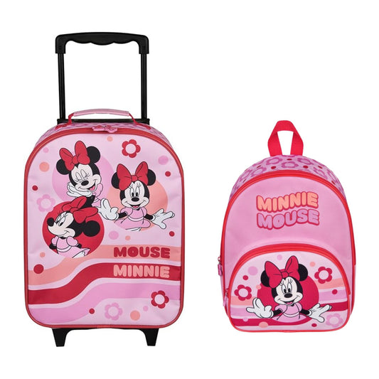 Minnie Mouse reisset; trolley en rugzak