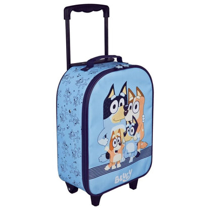 Bluey reisset; trolley en rugzak