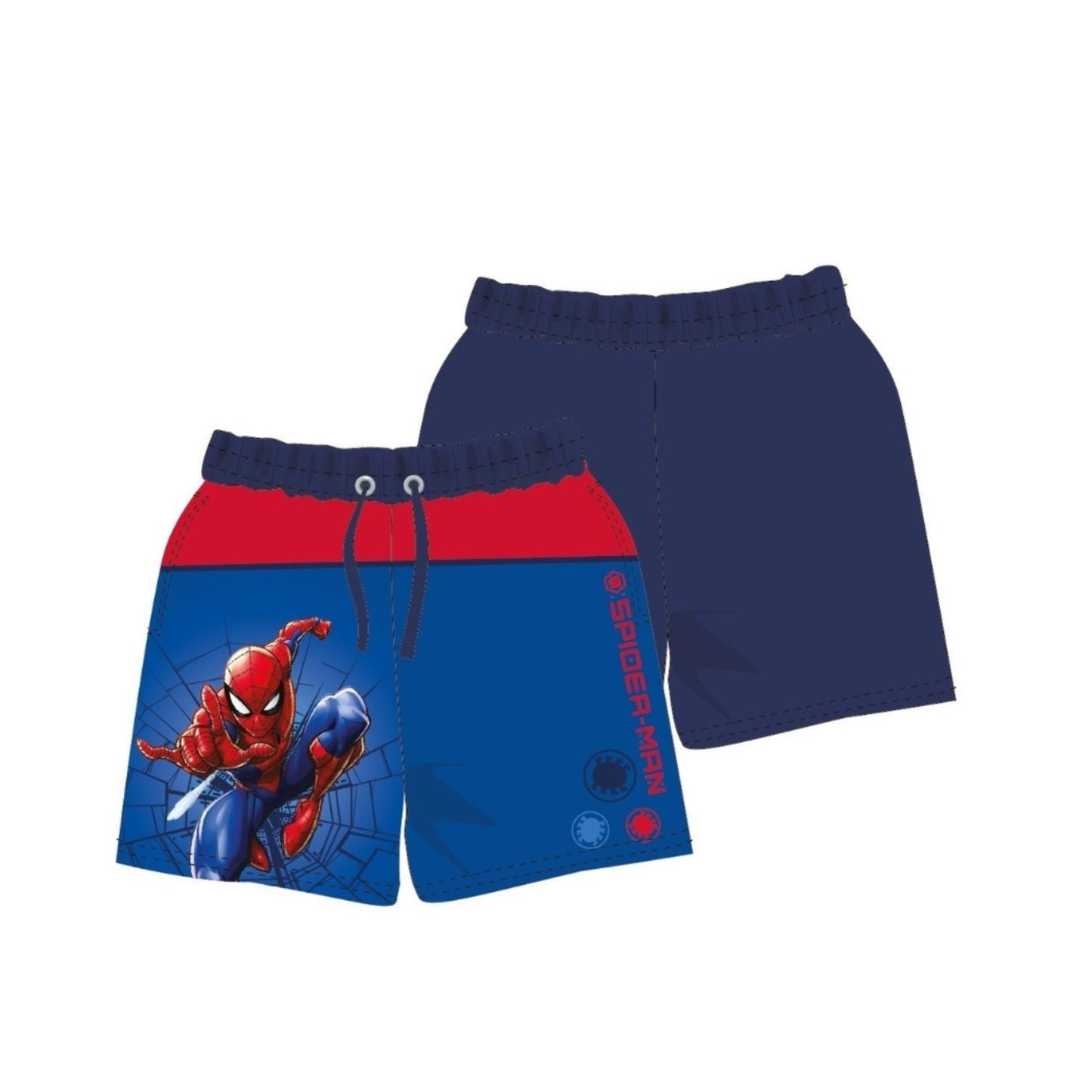 Spiderman zwembroek - blauw