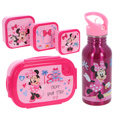 Minnie Mouse schoolset; rugzak en lunchset 5-delig