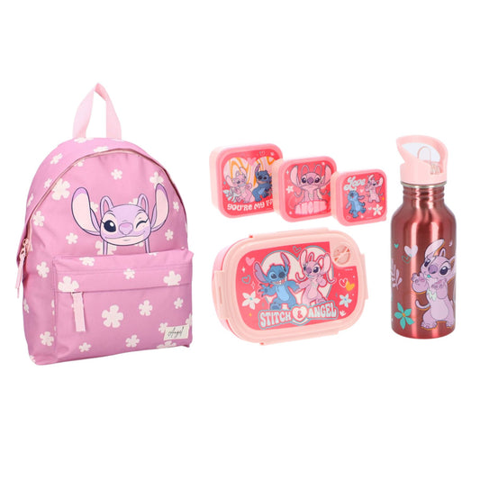 Lilo & Stitch schoolset; rugzak en lunchset 5-delig