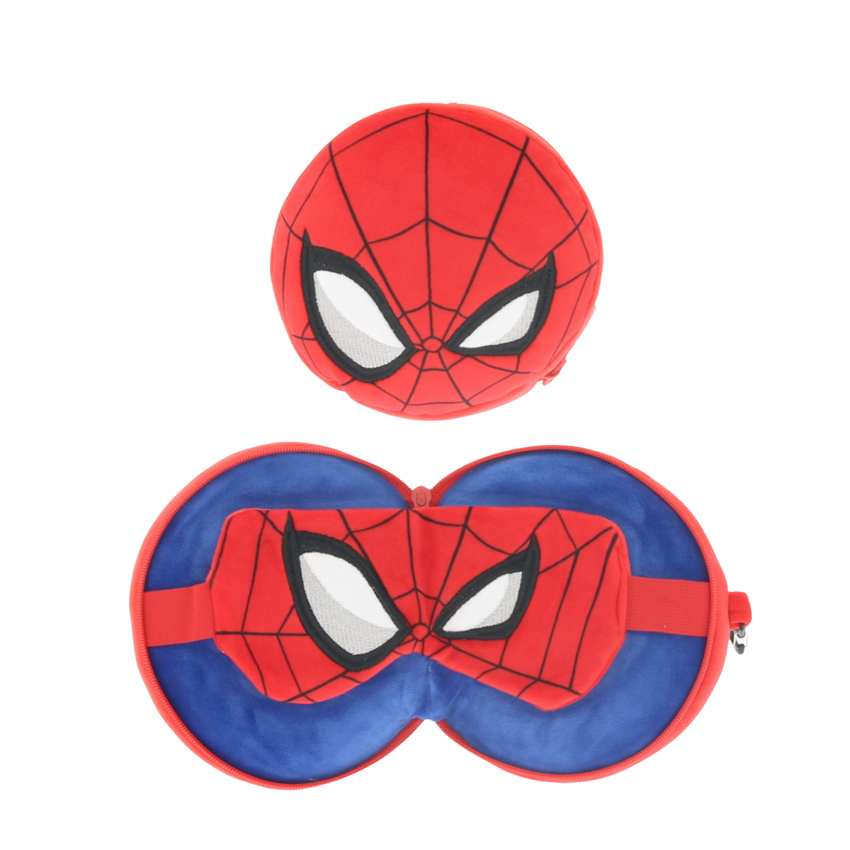 Spiderman reisset: trolley en 2 in 1 slaapmasker en reiskussen
