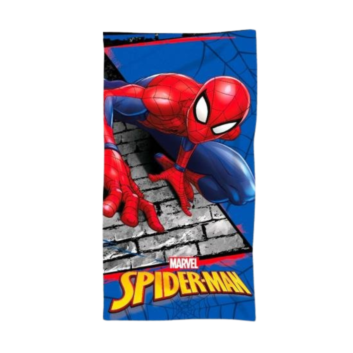 Spiderman strandset; strandlaken, poncho en vissershoedje
