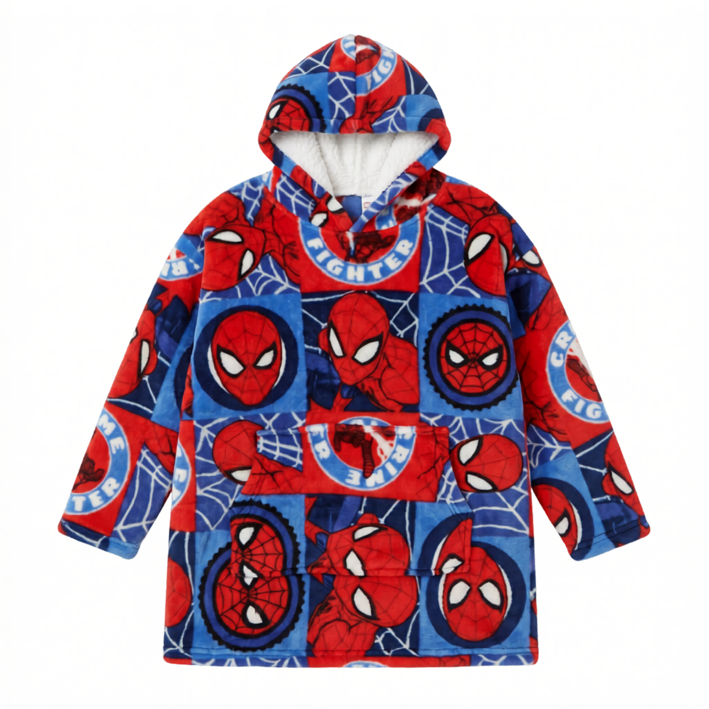 Spiderman hoodie deken