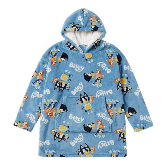 Bluey hoodie deken