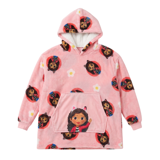 Gabby's Dollhouse hoodie deken