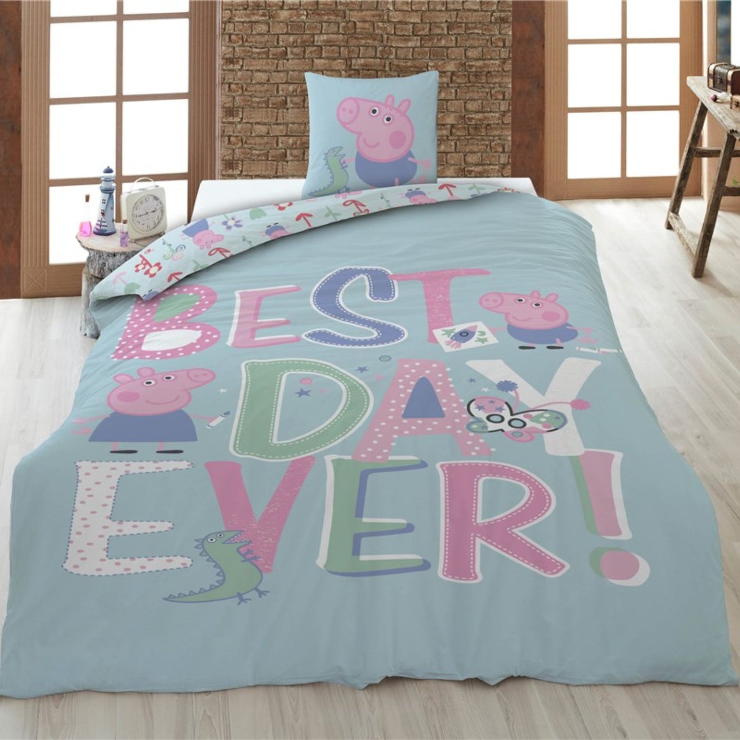 Peppa Pig dekbedovertrek