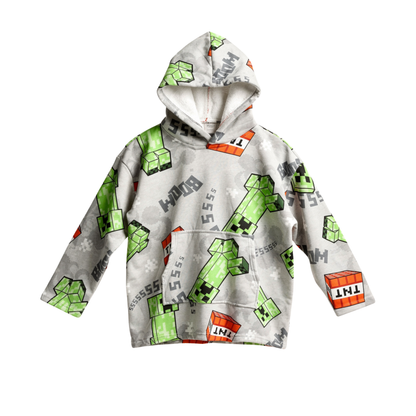 Minecraft slaapkamerset; fleecedeken, hoodiedeken en handwarmer/knuffel