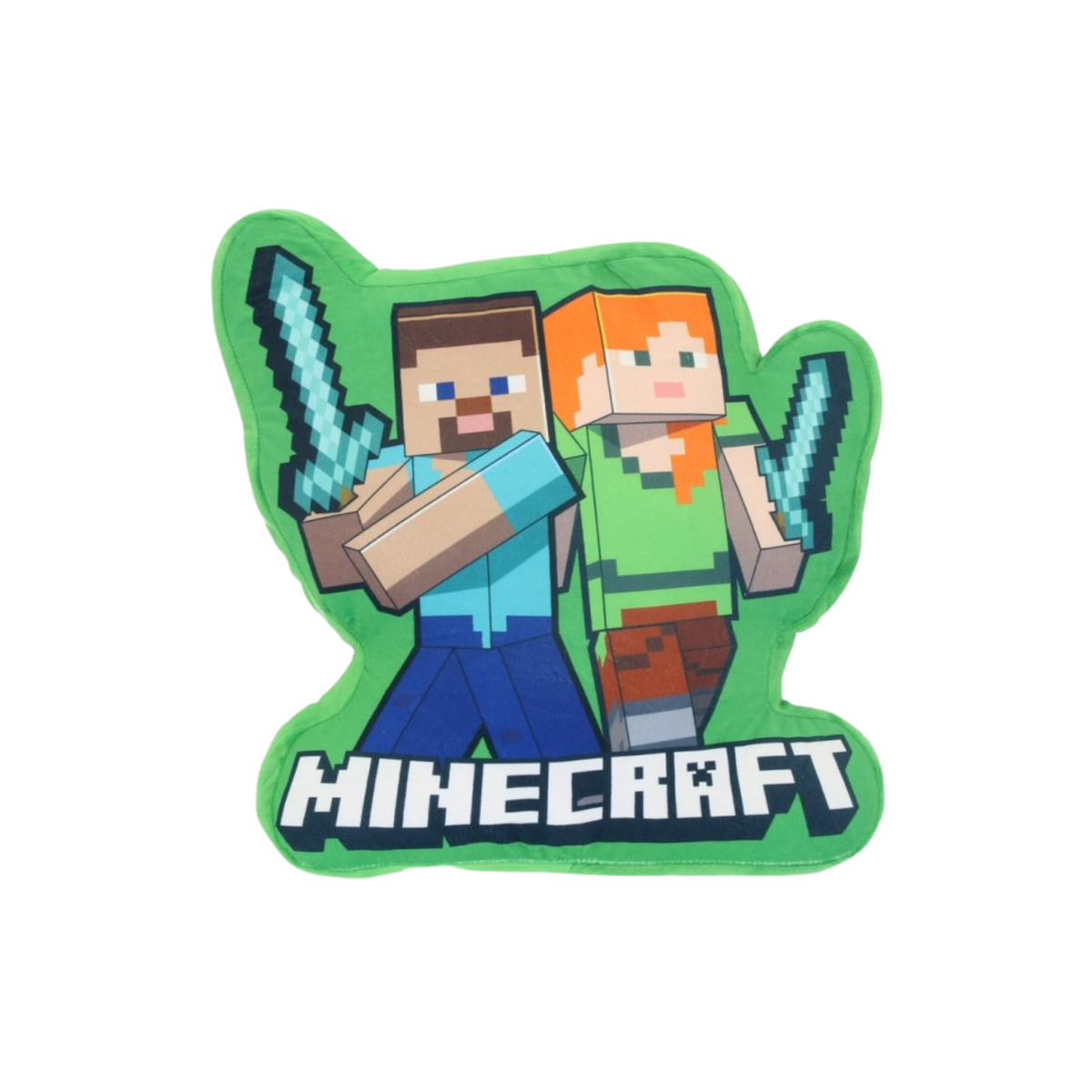Minecraft slaapkamerset; dekbedovertrek en kussen