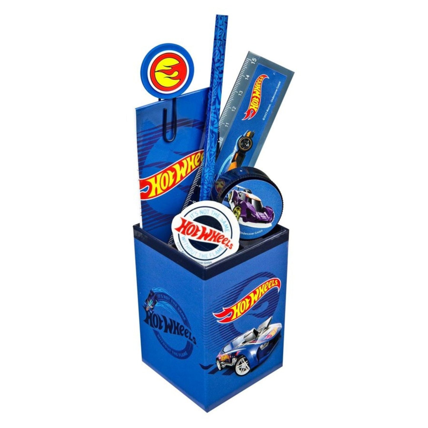 Hot Wheels Gevulde Pennenbak 7 delig