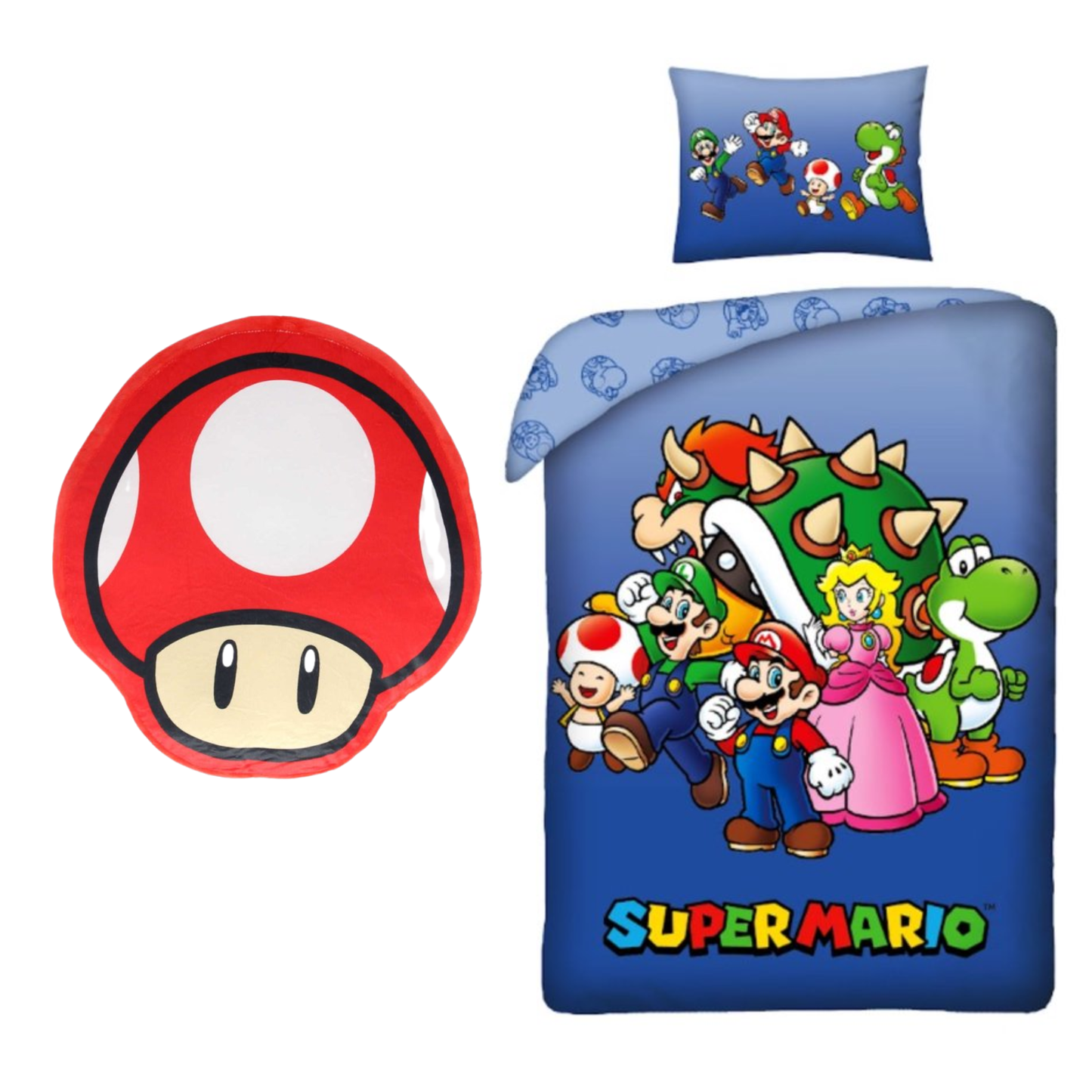 Super Mario dekbedovertrek + kussen