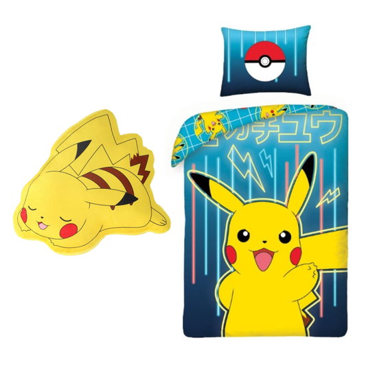 Pokemon dekbedovertrek + kussen