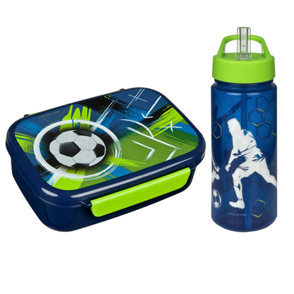 Team Player lunchset; lunchbox en drinkfles