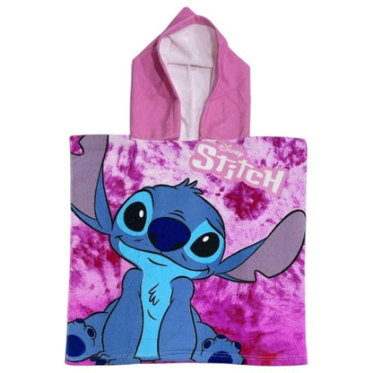 Lilo & Stitch strandset; poncho en strandlaken