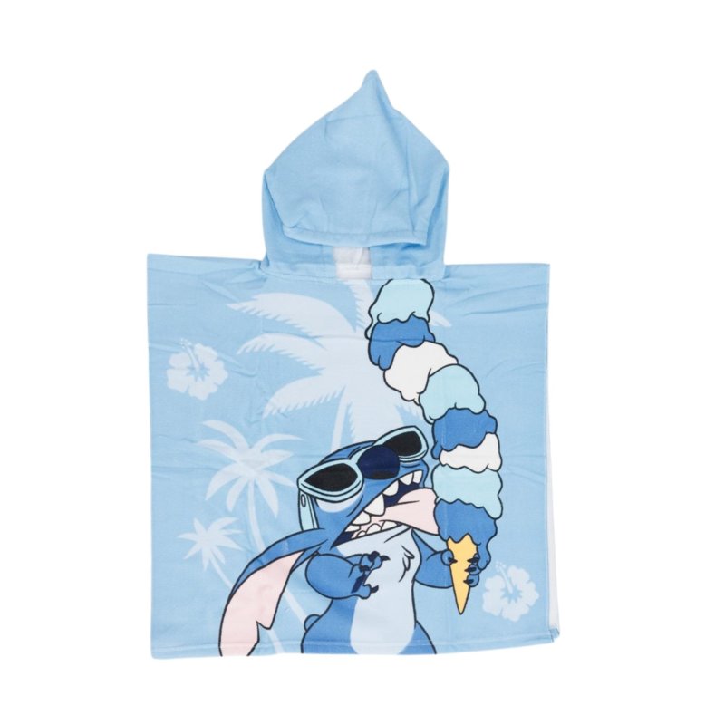 Lilo & Stitch strandset; poncho en strandlaken