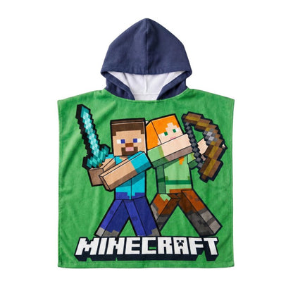 Minecraft strandset; poncho en strandlaken