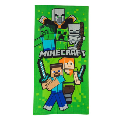 Minecraft strandset; poncho en strandlaken