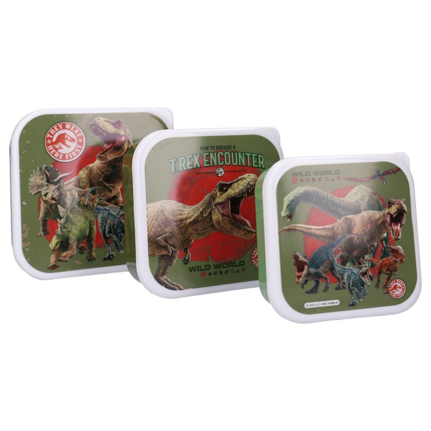 Jurassic World 3 in 1 snackbox