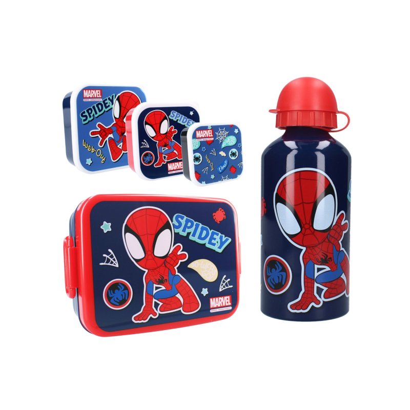 Spidey schoolset; rugzak en lunchset 5-delig