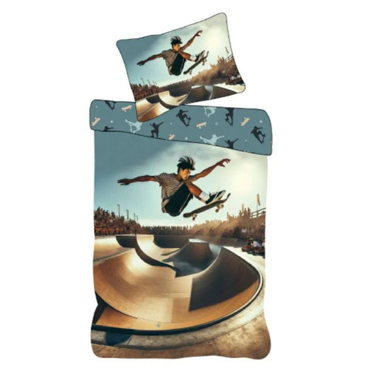 Dekbedovertrek - skateboard