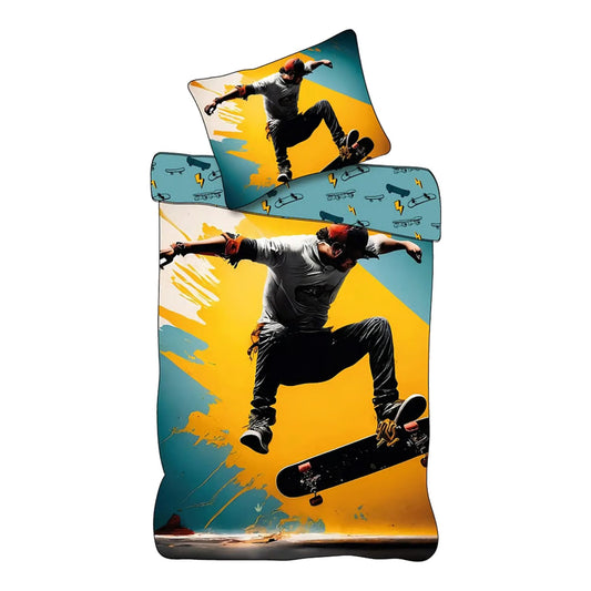 Dekbedovertrek - skateboard