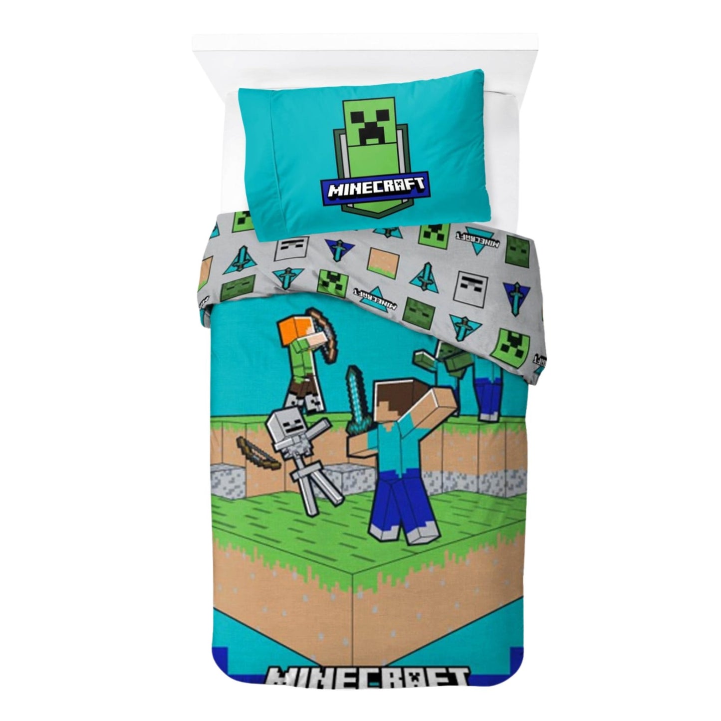 Minecraft dekbedovertrek