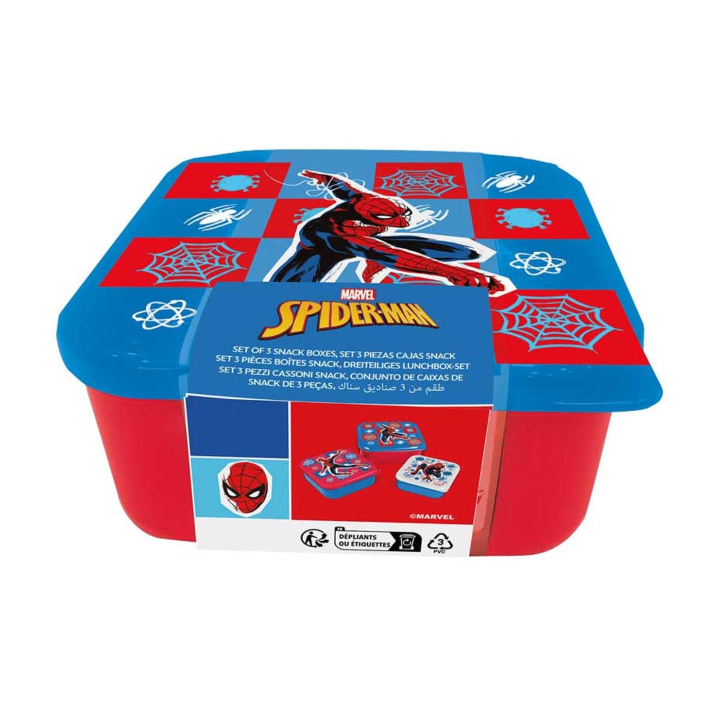 Spiderman 3 in 1 snackbox
