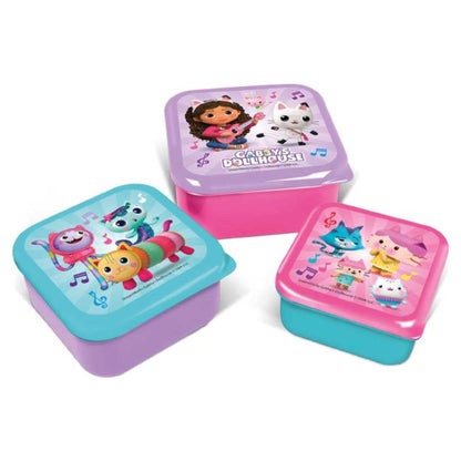 Gabby's Dollhouse 3 in 1 snackbox
