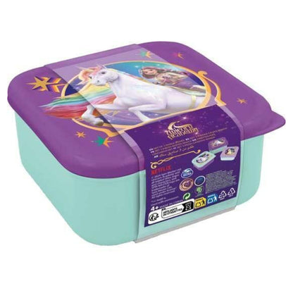 Unicorn Academy 3 in 1 snackbox