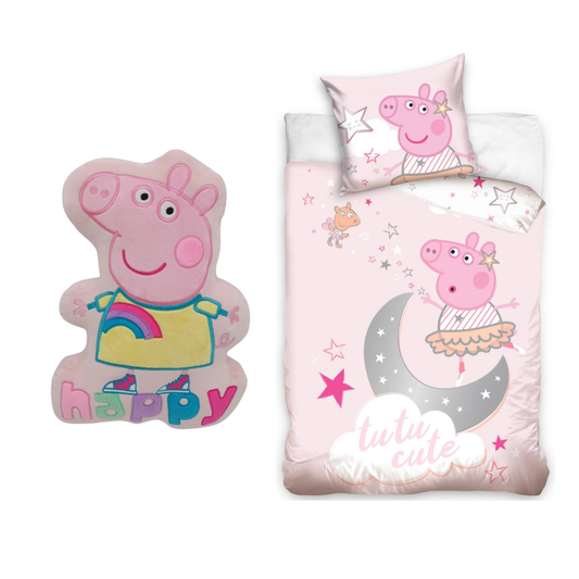 Peppa Pig dekbedovertrek + kussen