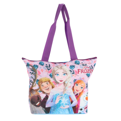 Frozen strandset: strandlaken, poncho, strandtas, tennisset en vissershoedje