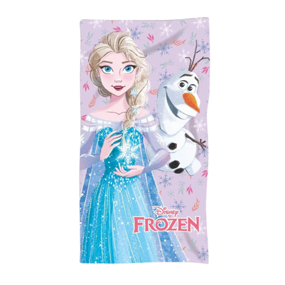 Frozen strandset: strandlaken, poncho, strandtas, tennisset en vissershoedje