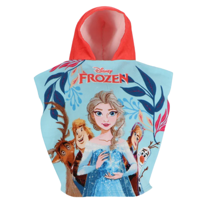 Frozen strandset: strandlaken, poncho, strandtas, tennisset en vissershoedje
