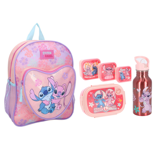 Lilo & Stitch schoolset; rugzak en lunchset 5-delig