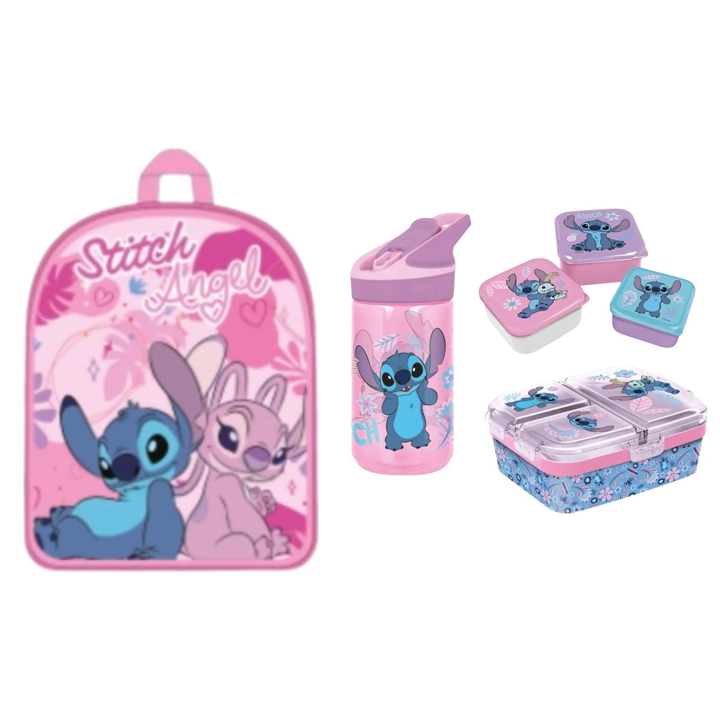Lilo & Stitch school set; rugzak en lunchset