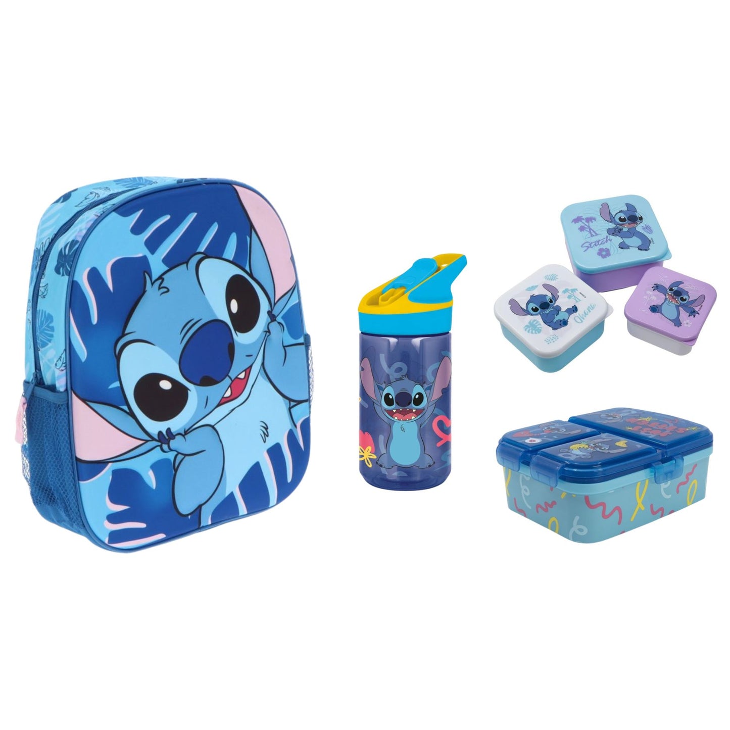 Lilo & Stitch school set; rugzak en lunchset