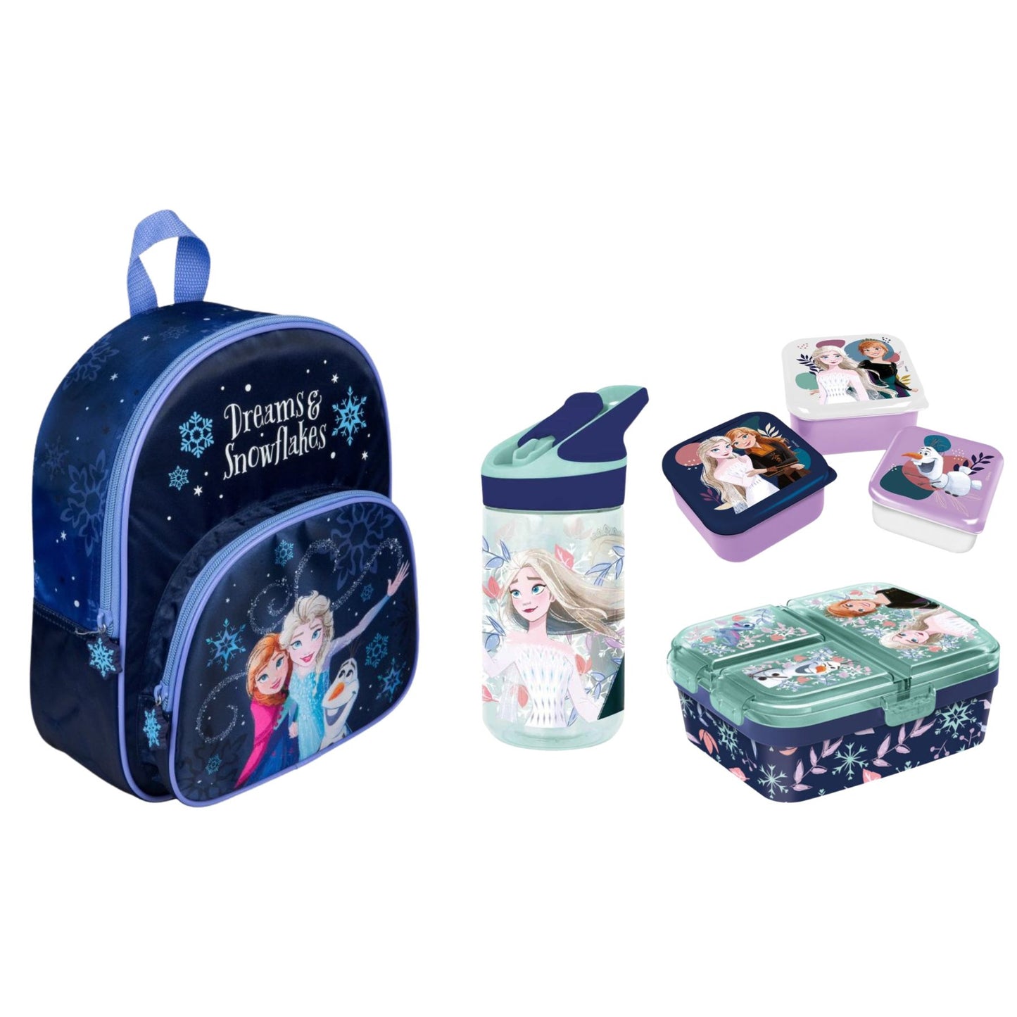 Frozen school set; rugzak en lunchset